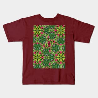 Unique hydrangea flower pattern. Kids T-Shirt